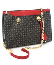 POLLINI HERITAGE CLASSIC Borsa a mano con tracolla nero lacca - Borse Donna - 3