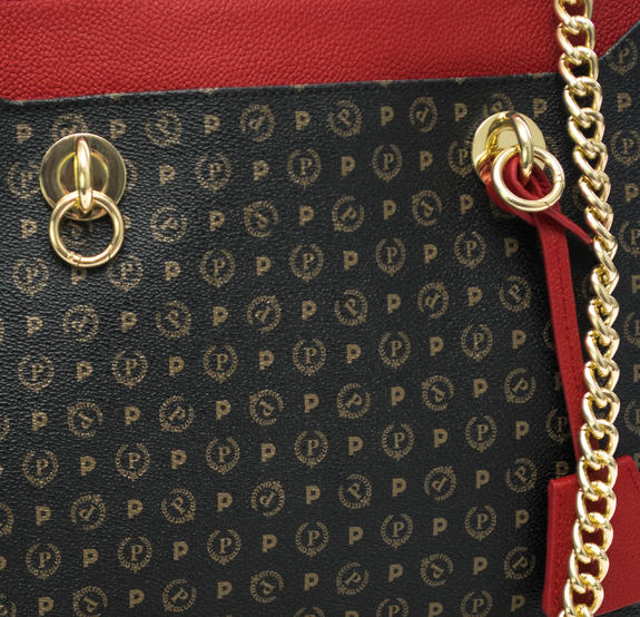 HERITAGE CLASSIC Borsa a mano con tracolla nero lacca - Borse Donna