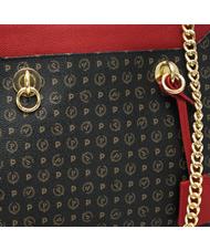 POLLINI HERITAGE CLASSIC Borsa a mano con tracolla nero lacca - Borse Donna - 4