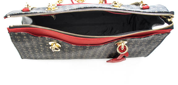 HERITAGE CLASSIC Borsa a mano con tracolla nero lacca - Borse Donna