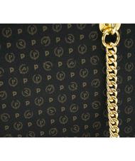 POLLINI Heritage Classic Satchel Borsa a mano o a spalla nero lacca - Borse Donna - 4