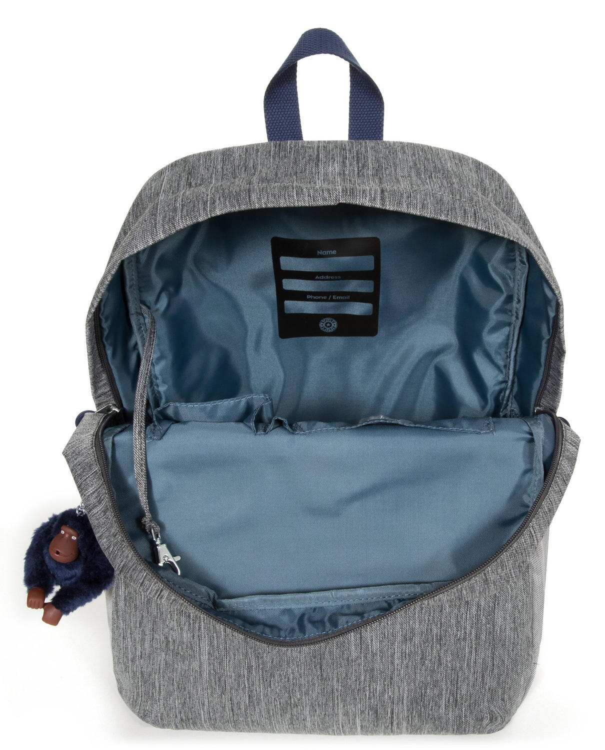 Kipling Zaino Emery Ash Denim Bl - Acquista A Prezzi Outlet!