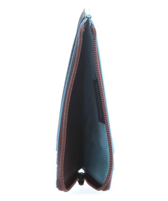 BLUE SQUARE Portafoglio in pelle con RFID MOGANO - Portafogli Uomo