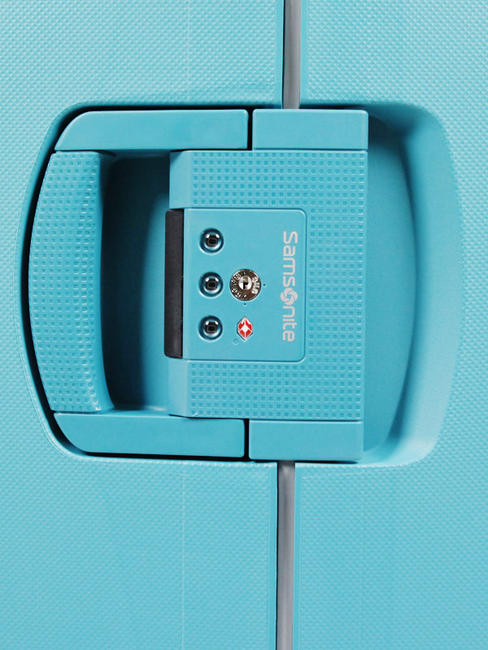 S'CURE Trolley misura media AQUA BLUE - Trolley Rigidi