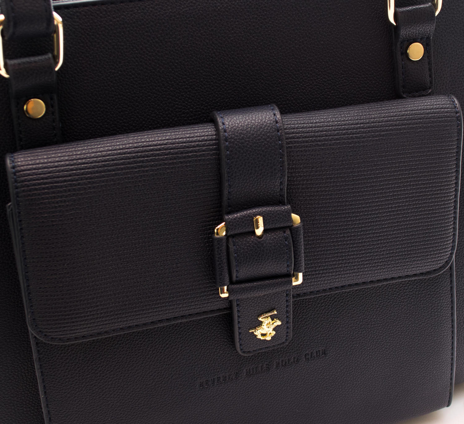 Beverly Hills Polo Club Darlene, Shopping Bag Con Tracolla Blu