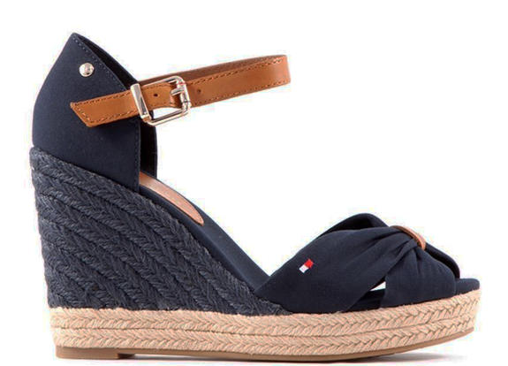 BASIC Sandali espadrillas alti open toe desert sky - Scarpe Donna