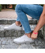 TOMMY HILFIGER  ARLOW Sneakers in tessuto white - Scarpe Uomo - 8