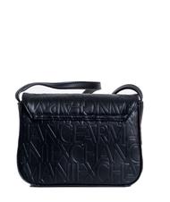 ARMANI EXCHANGE LOGO EMBOSSED Borsa a tracolla, stampa logo Nero - Borse Donna - 3