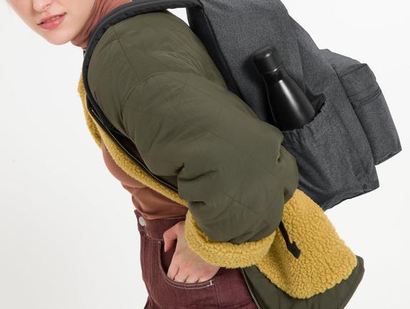 PADDED ZIPPL'R + Zaino porta PC 13" BlackDenim - Zaini Scuola & Tempo Libero