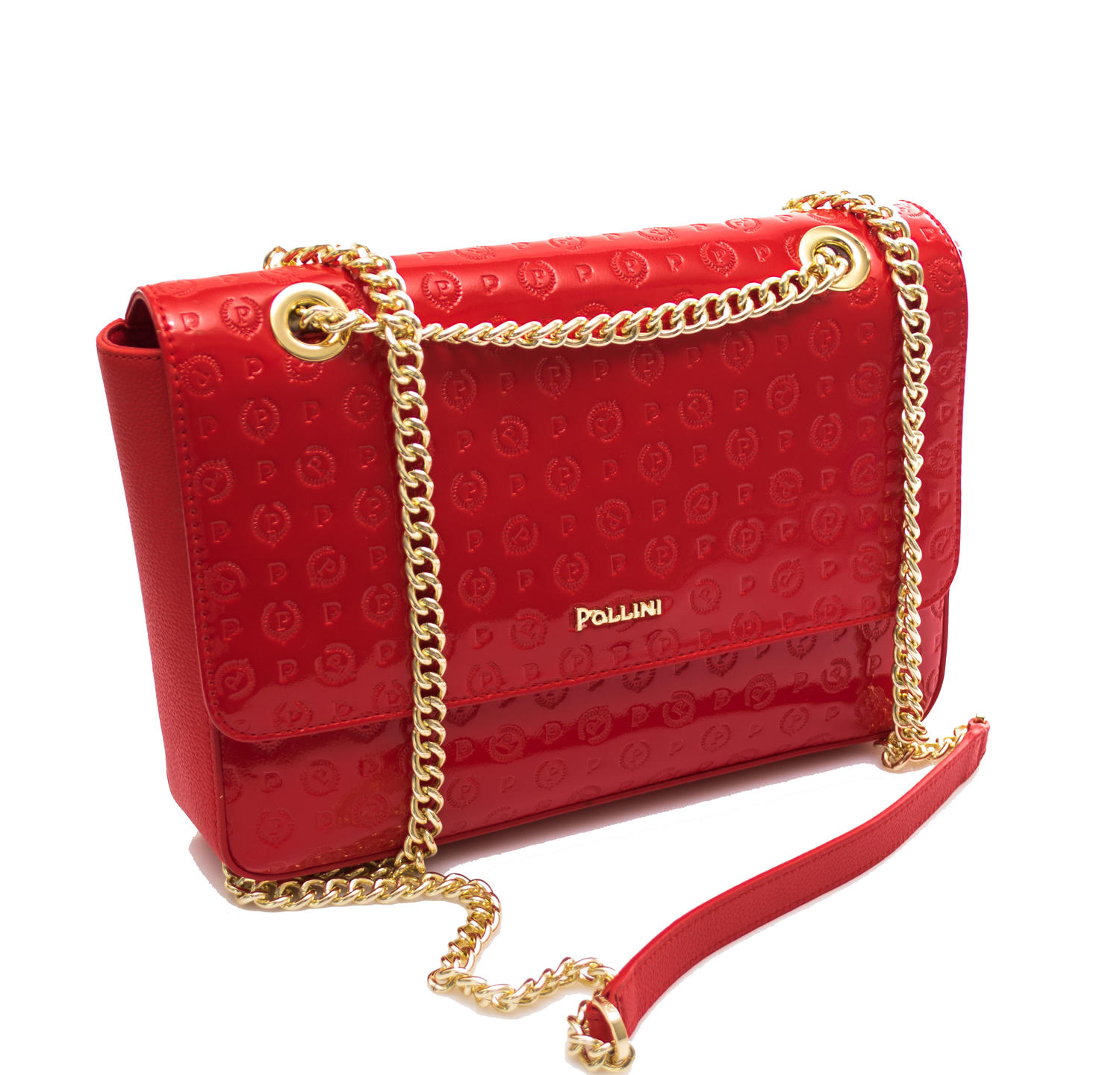 Pollini Heritage Borsa A Tracolla Rosso - Acquista A Prezzi Outlet!