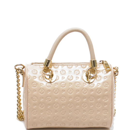  HERITAGE VERNICE Mini bauletto con tracolla Nude - Borse Donna