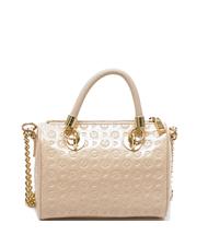 POLLINI  HERITAGE VERNICE Mini bauletto con tracolla Nude - Borse Donna - 3