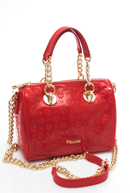  HERITAGE VERNICE Mini bauletto con tracolla rosso - Borse Donna