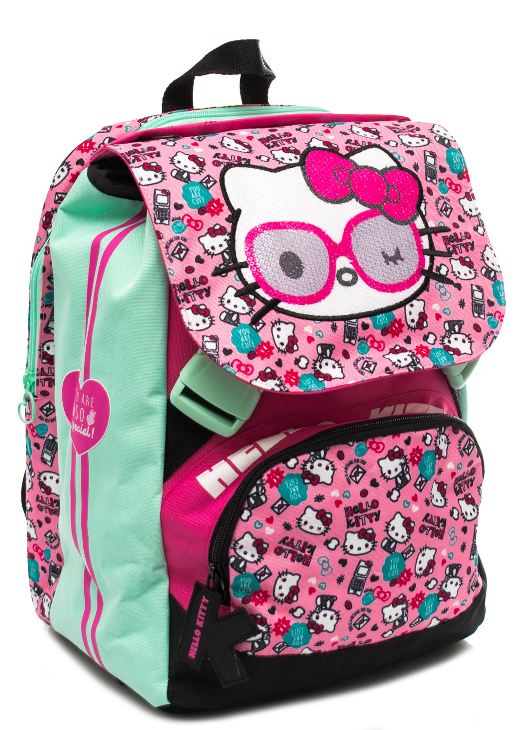 Hello Kitty Fabulous Zaino Espandibile Fuxia - Acquista A Prezzi Outlet!
