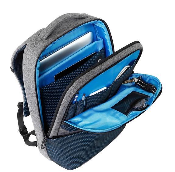  TRAFFIC Zaino porta PC 15,6" grey/artic blue - Zaini da lavoro porta PC