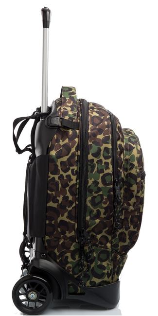  NEW PLUG ANIMALIER Zaino Trolley 3 in 1 LEO GREEN            - Zaini con carrello