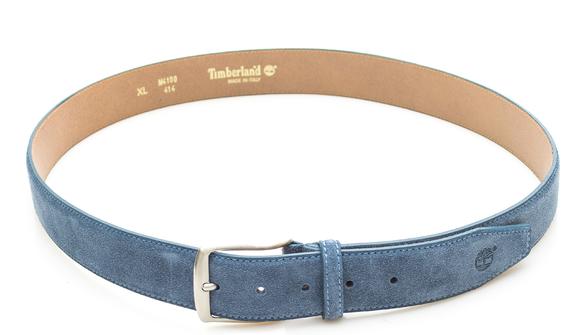 Cintura CASUAL, in pelle suede, accorciabile scubablue - Cinture