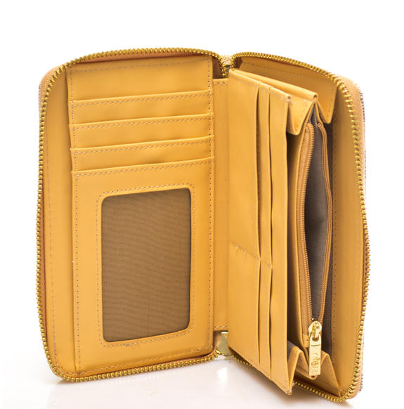 DE CE NU? RIGATO Portafoglio con portamonete rigato beige - Portafogli Donna