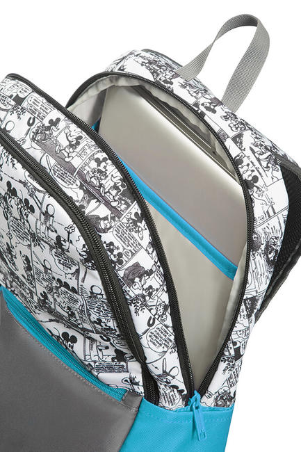  URBAN GROOVE Zaino porta PC 13" MICKEY COMICS BLUE - Zaini Scuola & Tempo Libero