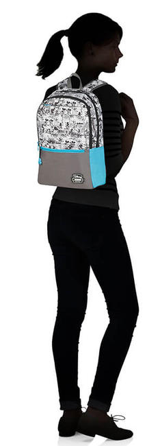  URBAN GROOVE Zaino porta PC 13" MICKEY COMICS BLUE - Zaini Scuola & Tempo Libero