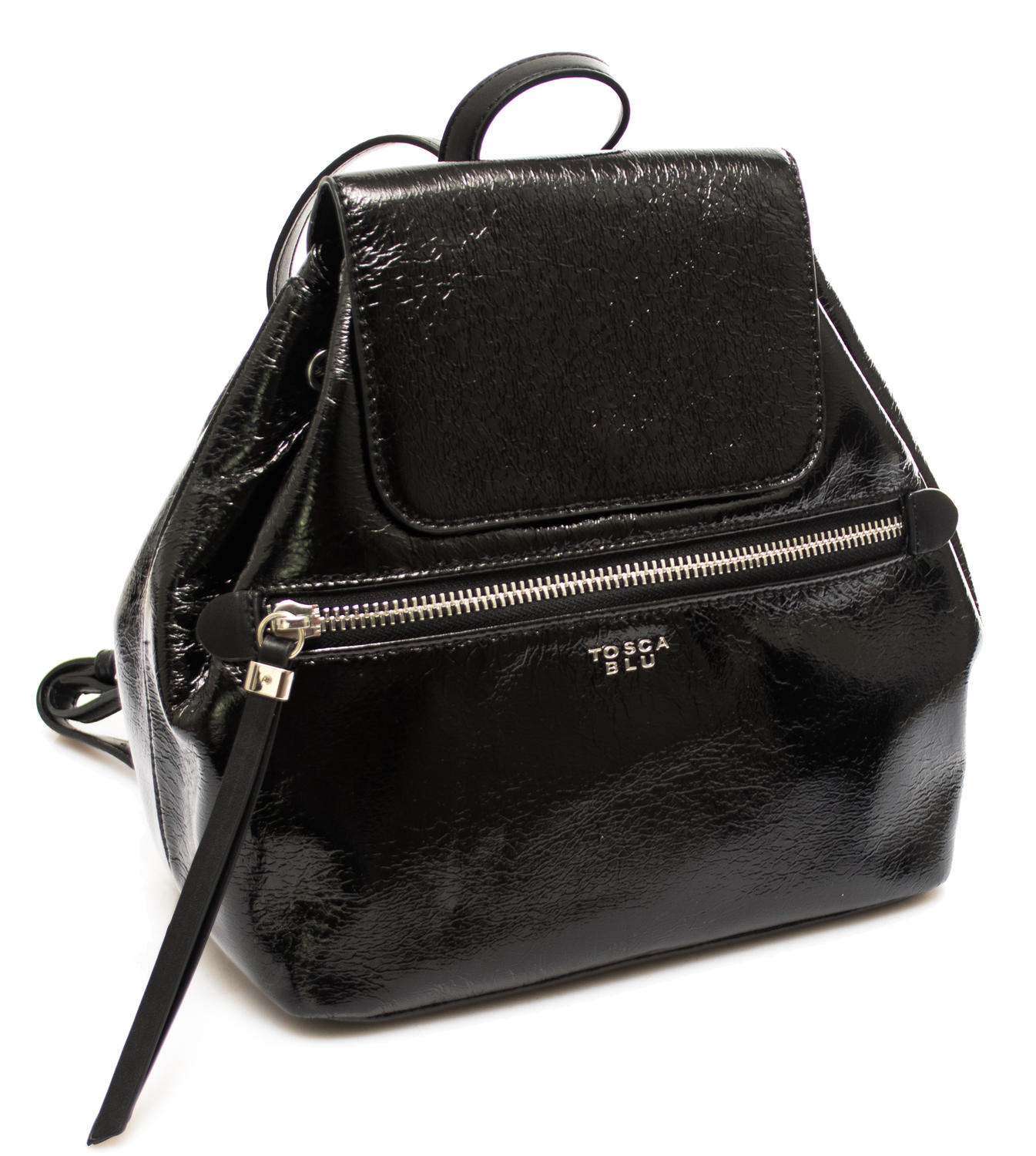 Tosca Blu Blue Tosca Morgana Shiny Zainetto A Spalla Nero - Acquista A  Prezzi Outlet!