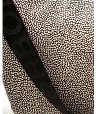 BORBONESE LUNA BAG MEDIUM Sacca a tracolla OP/NATURALE/NERO - Borse Donna - 3