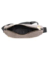 BORBONESE LUNA BAG SMALL ECO LINE Sacca con tracolla OP/NATURALE/NERO - Borse Donna - 6