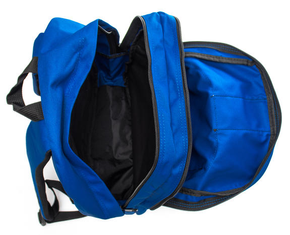  Zaino in tessuto, con doppio scomparto ROYAL BLUE - Zaini Scuola & Tempo Libero