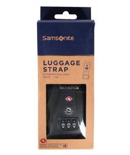 SAMSONITE  GLOBAL TRAVEL Cinghia TSA per bagaglio, con combinazione NERO - Accessori Viaggio - 5