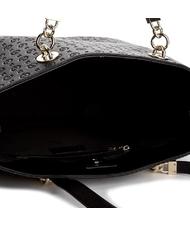 POLLINI Heritage Embossed Borsa a spalla, con manici intercambiabili nero/nero - Borse Donna - 5