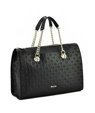 POLLINI Heritage Embossed Borsa a spalla, con tracolla Nero - Borse Donna - 4