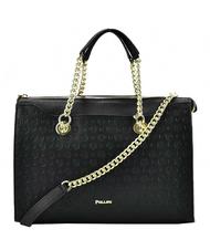 POLLINI Heritage Embossed Borsa a spalla, con tracolla Nero - Borse Donna - 5