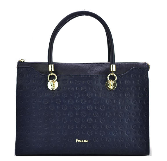 Heritage Embossed Borsa a spalla, con tracolla blu - Borse Donna
