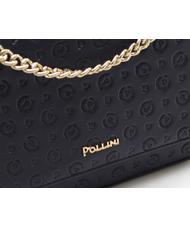 POLLINI Heritage Embossed Borsa a tracolla, con portabilit&agrave; a spalla blu - Borse Donna - 3