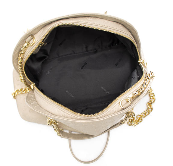 Heritage Embossed Borsa a mano, con tracolla BEIGE - Borse Donna