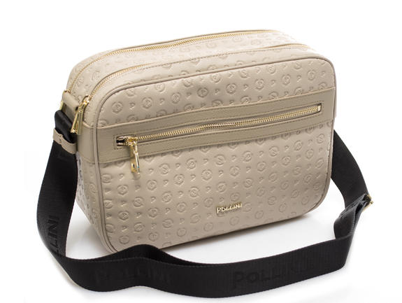 Heritage Embossed HERITAGE HEMBOSSED Borsa a tracolla, con tasca BEIGE - Borse Donna