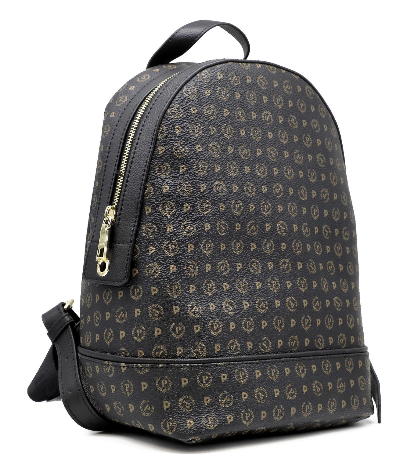 Zaino Pollini Heritage - Design Logo, Materiale Quality, Nero