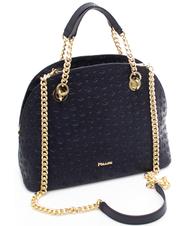 POLLINI Heritage Embossed Borsa a mano, con tracolla blu - Borse Donna - 2