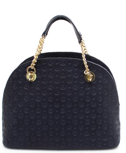 Heritage Embossed Borsa a mano, con tracolla blu - Borse Donna