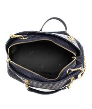 POLLINI Heritage Embossed Borsa a mano, con tracolla blu - Borse Donna - 4