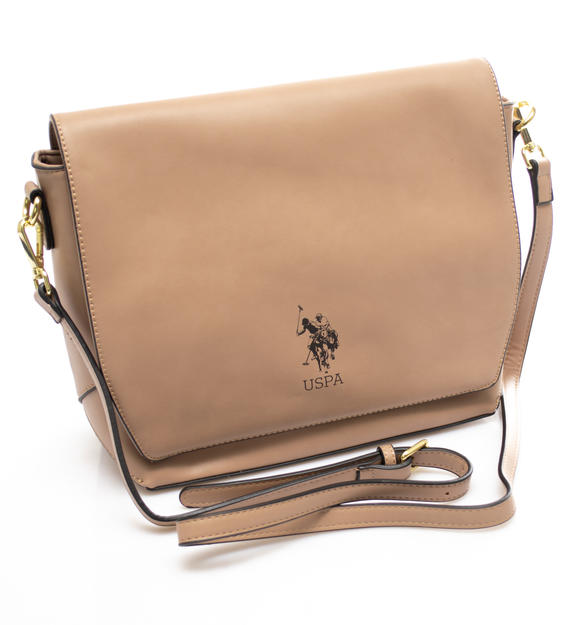 S.U.A. POLO ASSN. CHEYENNE Borsetta a tracolla light taupe - Borse Donna