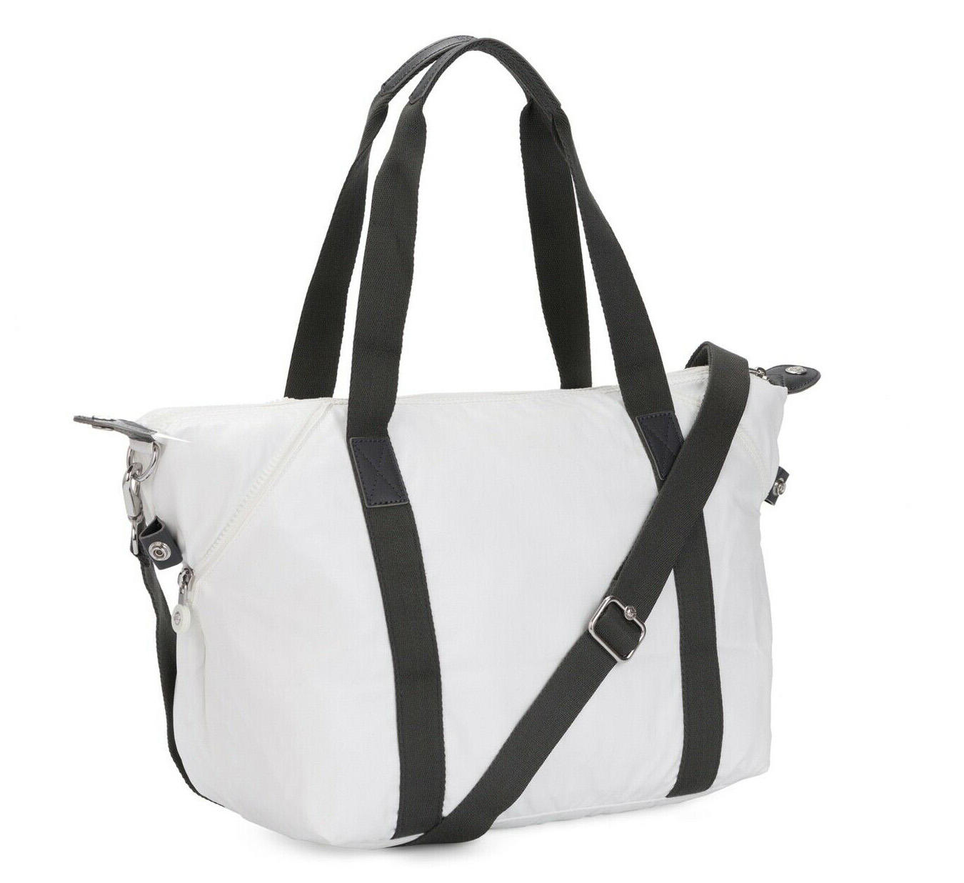 Kipling Art, Borsa A Spalla, Con Tracolla White Metallic Acquista A