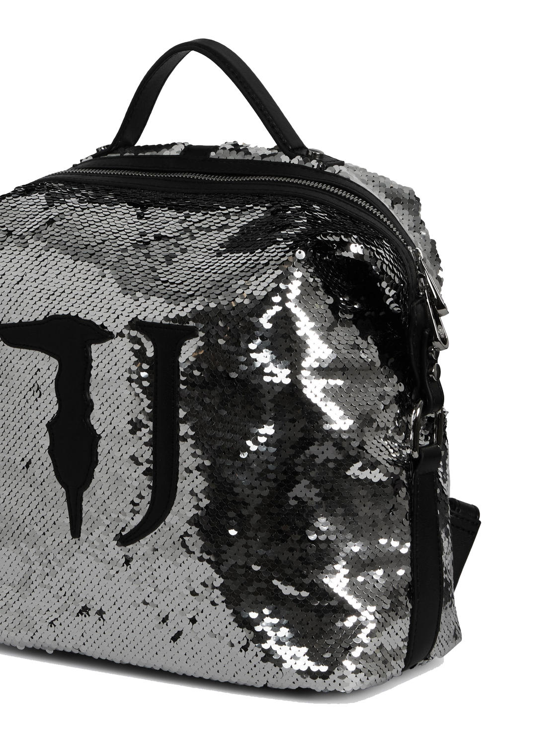 Trussardi T-Wow Zainetto Con Paillettes Silver Royal - Acquista A Prezzi  Outlet!