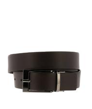 ARMANI EXCHANGE LOGO Cintura reversibile in pelle BLACK/DARK BROWN - Cinture - 2