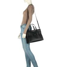 ARMANI EXCHANGE A|X BUCKLE Borsa a mano con tracolla Nero - Borse Donna - 6