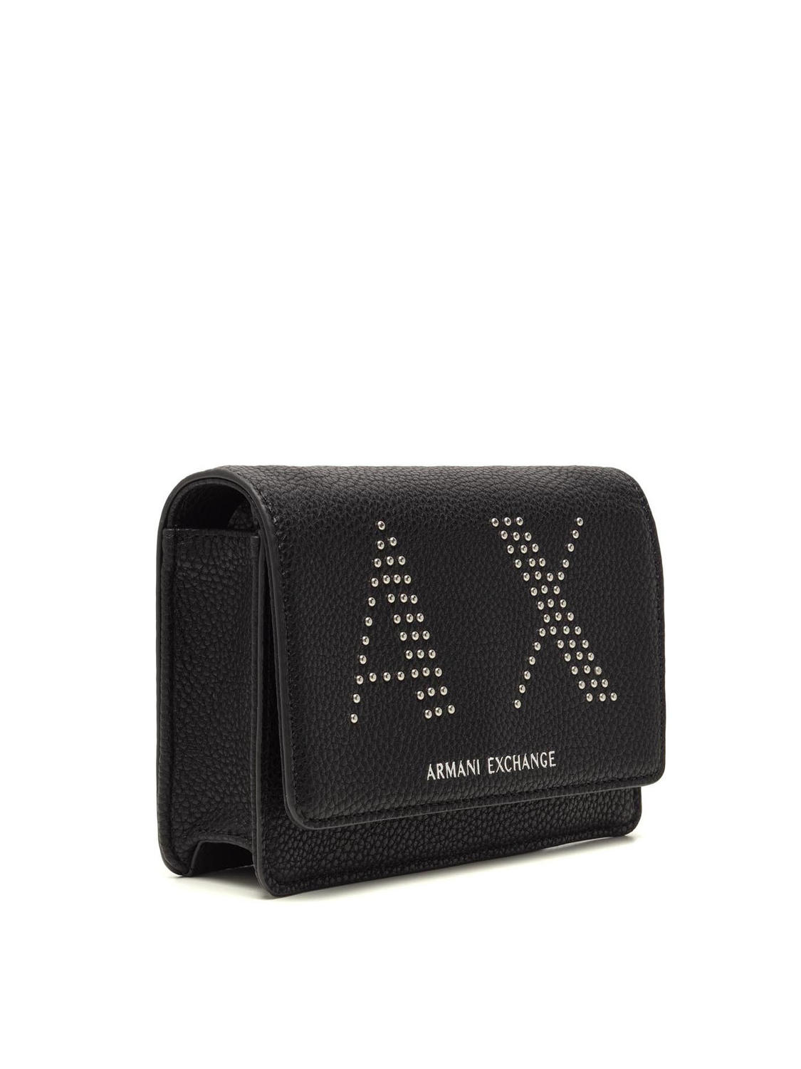 Armani Exchange Mini Bag A Tracolla, Con Borchiette Nero Acquista Su