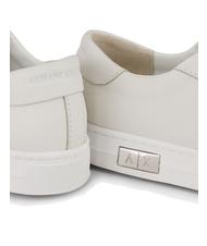ARMANI EXCHANGE  Sneakers da donna in pelle WHITE/WHITE - Scarpe Donna - 4