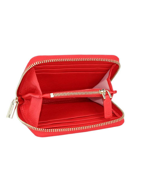  METALLIC SOFT Portafoglio Mini in pelle POLISH RED - Portafogli Donna