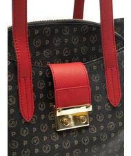 POLLINI  HERITAGE CLASSIC Borsa a spalla nero lacca - Borse Donna - 4