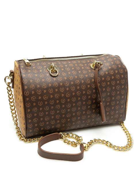  HERITAGE Bauletto a mano, con tracolla marrone/crema - Borse Donna